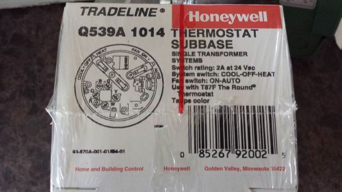 NIB HONEYWELL Q539A 1014 THERMOSTAT SUBBASE PACK OF 10