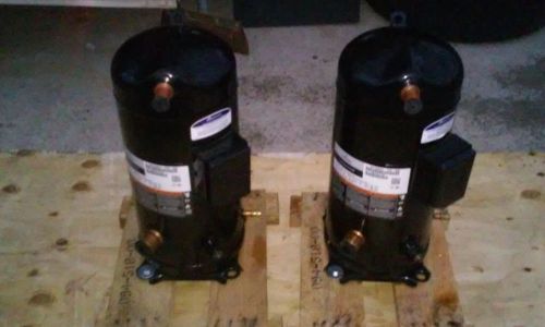 LOT OF 2 NEW COPELAND ZR125KCE-TFD-950 A/C Compressor, 128000 BtuH, 460V, R-22