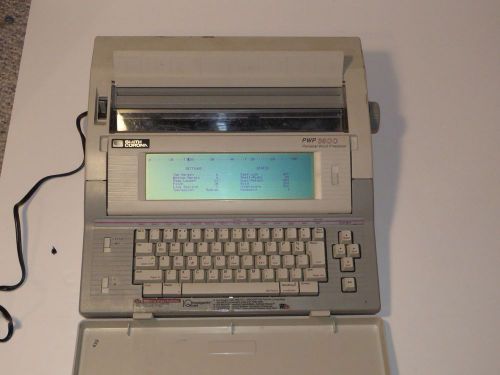 Smith Corona PWP 3600 Personal Word Processor /Typewriter 5F w/ 3.5 Floppy Drive