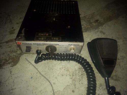 Federal Signal PA300 electronic amplifier