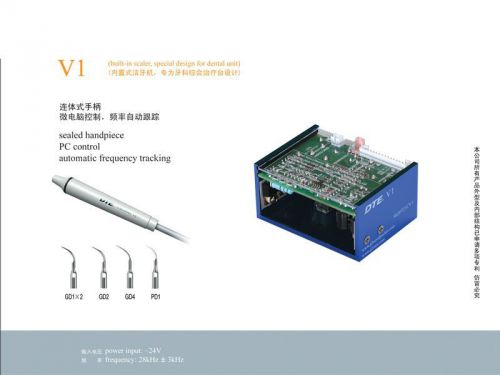 Woodpecker dte v1 ultrasonic piezo built-in scaler for dental unit original for sale