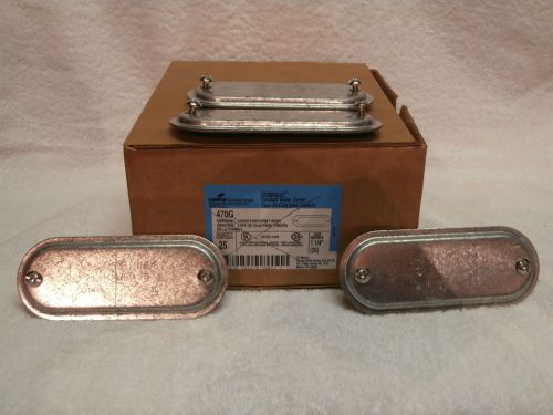 Cooper crouse hinds conduit body covers 1 1/4&#034; for sale