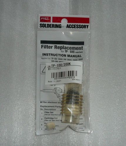 Goot TP-100K Replacement Cartridge Set for TP-100,TP-200,SVS-500