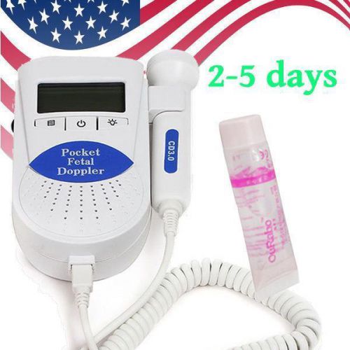 LCD Sonoline B Fetal doppler Baby Prenatal Heart Monitor 3mhz +Gel *USA SELL