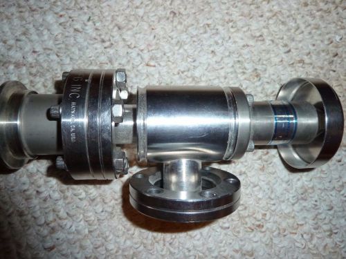 Granville-Philips Ultra-High 1&#034;Gold Seal Vacuum Research Shut Off Valve 204 seri