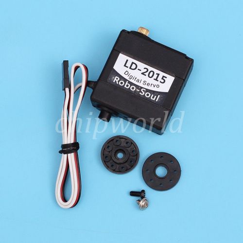 LD-2015 Biaxial Digital Servo Motor 15kg/cm 6V 180Degree Adjustable for Robot