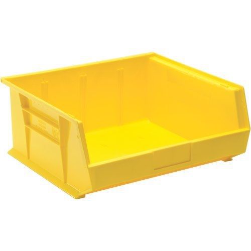 EDSAL Edsal PB8505Y High Density Stackable Plastic Bin, 16&#034; Width x 7&#034; Height x