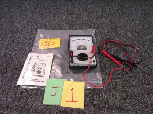 SOLTEC MULTIMETER HM-102S MILITARY SURPLUS ELECTRICAL TEST SENSOR PROBE USED