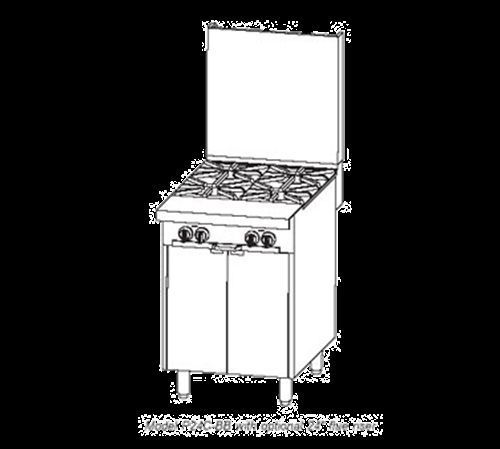 Southbend P24N-BB-SU Platinum Heavy Duty Range Gas 24&#034; modular (4) Step-up...