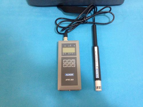 ALNOR APM360 MULTI-PURPOSE METER APM 360 With Hygrometer Probe Model 220B