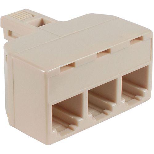 Triplex Phone Jack Splitter/Combiner