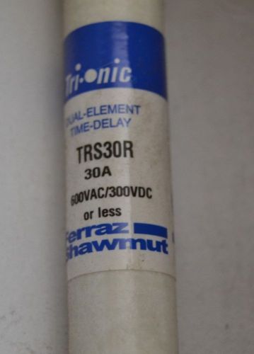 TRS30R FUSE MERSEN FERRAZ SHAWMUT 600V 30A CLASS RK5 TIME DELAY, NEW IN BOX!