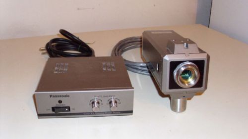 PANASONIC WV-CD101 CAMERA AND WV-CD102 POWER SUPPLY