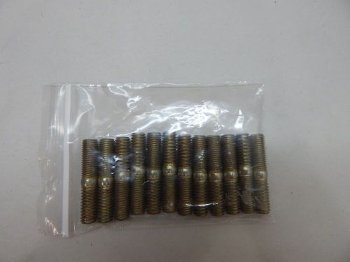 Double End Studs 5/16-18 x 5/16-24 x 1-1/2 long Grade 8 Carburetor Bolts QTY 12