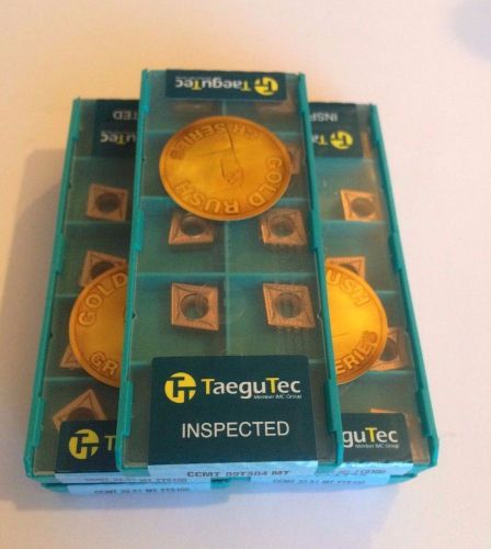 X50 TAEGUTEC CCMT 09T304 CARBIDE TURNING INSERTS CCMT 09 GOLD RUSH SERIES TT5100