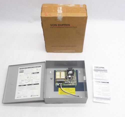 NEW IR VON DUPRIN PS861 PS-861 SERIES CLASS 2 POWER SUPPLY 12VDC 2A 24VDC 1A