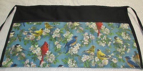 Waiter/waitress Server Waist Apron, SONG BIRDS