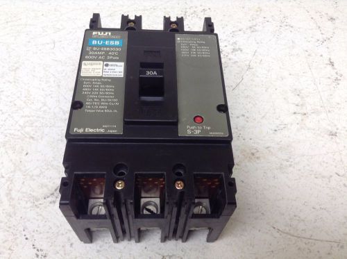 Fuji Electric BU-ESB3030 30 Amp 3 Pole Circuit Breaker BU-ESB BUESB3030 (TSC)