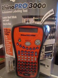 Rhino pro 3000 professional labeling tool 15605 for sale