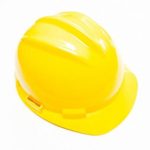 S61YL Bullard Hard Hat, FrtBrim, Slotted, 4PinLk, Yellow