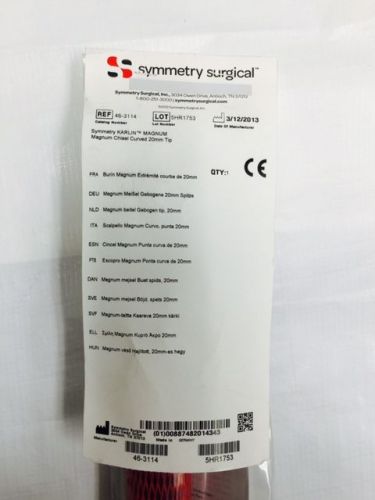 NEW SYMMETRY SURGICAL - MAGNUM CURVED CHISEL 46-3114