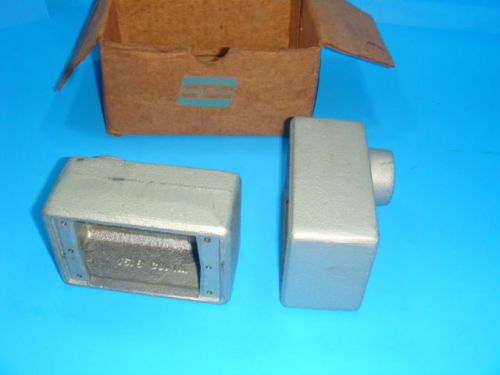 New Crouse Hinds FSA 2 3/4 NPT, Outlet Box, New IN BOX,  BOX OF 2