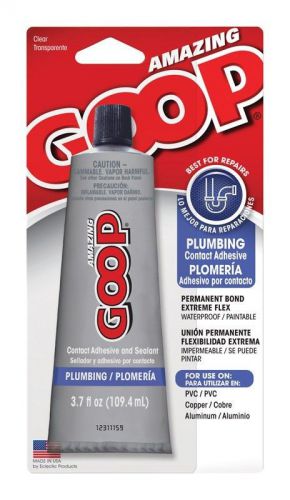 NEW! PLUMBERS GOOP Contact Adhesive Sealant 3.7 oz. Waterproof 150011 150012