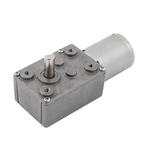 Dc 12v 15rpm 6mm shaft high torque turbine worm geared motor for sale