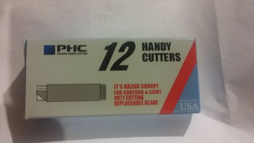 12x Carton Cutter Compact Utility Retractable Knife Box Cutter Single Edge Razor