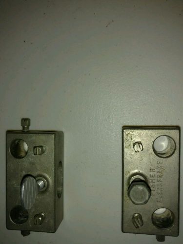 Lot of  2Fisher Castaloy FlexFrame  clamps