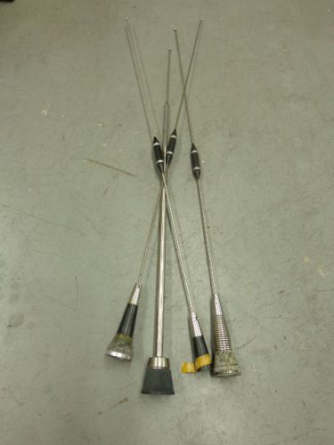 Motorola kenwood ef johnson vertex uhf full gain mobile radio antenna  lot 4 for sale