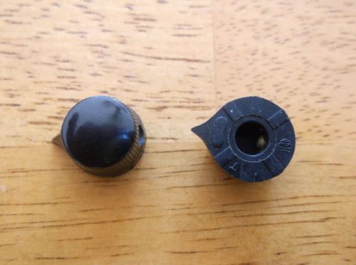 MOLDED BAKELITE KNOB w/set screw *1/4&#034; SHAFT * HH SMITH 2246 *BLACK * LOT OF 10