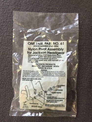 New jackson welding nylon pivot for jackon headgear park #61 for sale