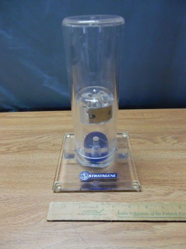 Statagene Acrylic Beta Container Unusual Configuration Very Strange