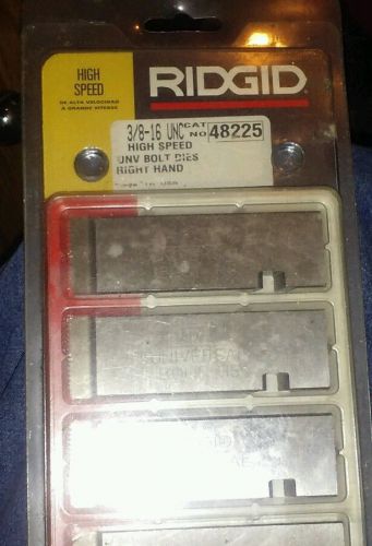 Ridgid 48615 3/8&#034;-16 Unc Bolt Dies