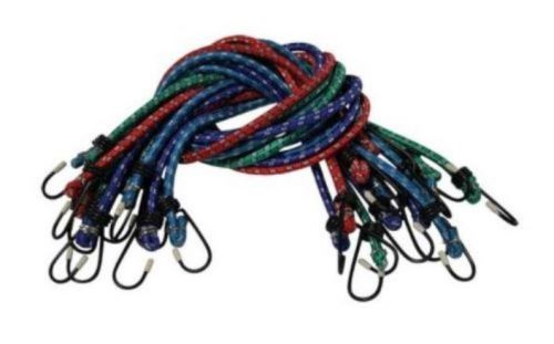 10 pc 30&#034; long bungee cord set light duty - secure tie down cords for sale