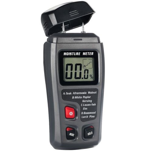 Digital Moisture Meter 4 Calibrated wood groups Wood Moisture Detector 2 pins...