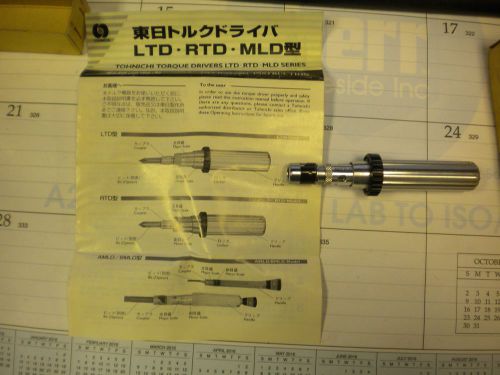 tohnichi Torque Screwdriver, 0.0392 - 0.2943 (NM) 3LTD