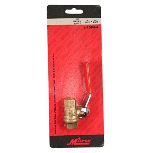 Milton industries inc. s-1094-4 ball valve, 1/4-inch by 1/4-inch fnpt for sale