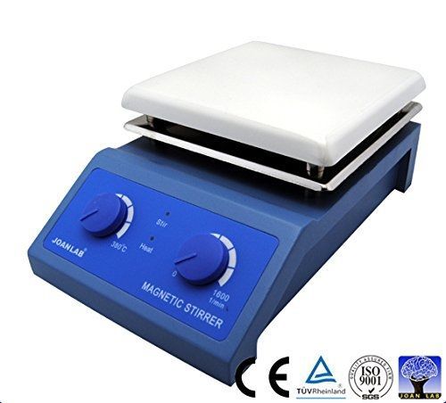 JoanLab® SH-4 Magnetic Stirrer Hot Plate, 5L Volume, 0-1600 RPM, 600 W, 1 Year