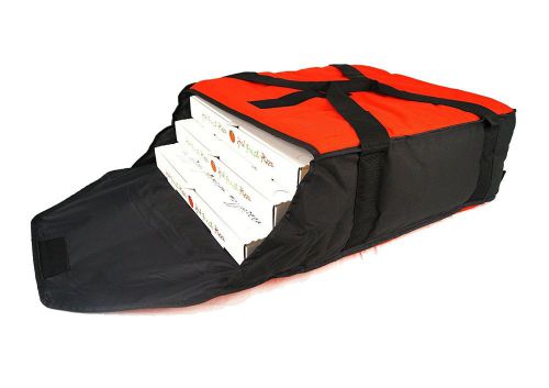 RUMA Delivery Pro Pizza Insulated delivery bag Red Black 20x18x6 food hot warm