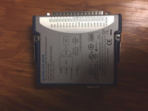 National Instruments NI 9205 32-Ch, 16-Bit, 250 kS/s Analog Input Module