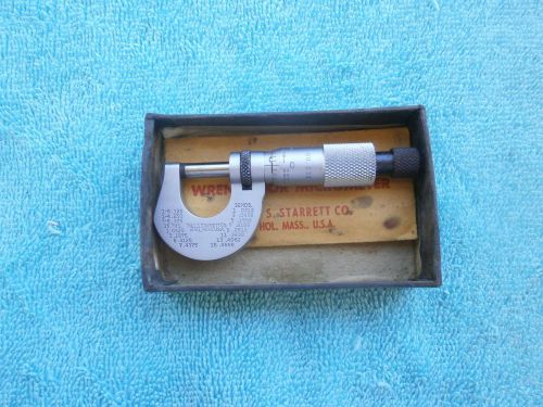 STARRETT OUTSIDE MICROMETER  MODEL No.232  0-1/2  INCH /.001