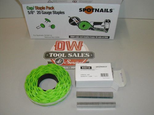 Spotnails GCS8116 Staples and Caps  (2,000) 136225