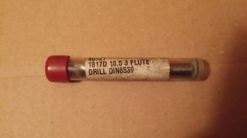 Carbide Drill 1818D 10.0 3 Flute DIN6539 - NEW