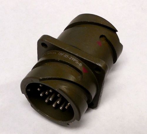 NEW ITT CANNON TBF20-29PS-B CA-B BAYONET THRU BULKHEAD 17 PIN CONNECTOR