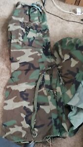 MOPP Training Suit - Woodland BDU - Used - Modified - Size Unknown