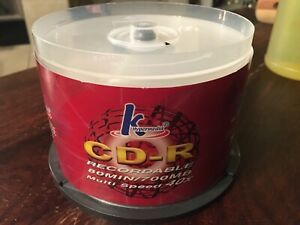 50 K-Hypermedia 48X &amp; 50 Digital Research 16X 700MB 80 Minute CD-R Blank Discs +