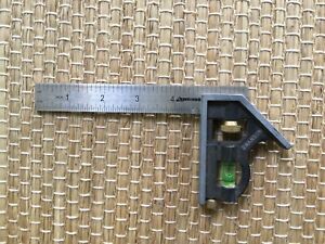 Barely Used Swanson 6-Inch Combo/Square (Cast Zinc Body, Stainless Steel Ruler)