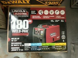 Lincoln Electric 180 Amp Weld-Pak 180 HD MIG Wire Feed Welder K2515-1 NEW SEALED